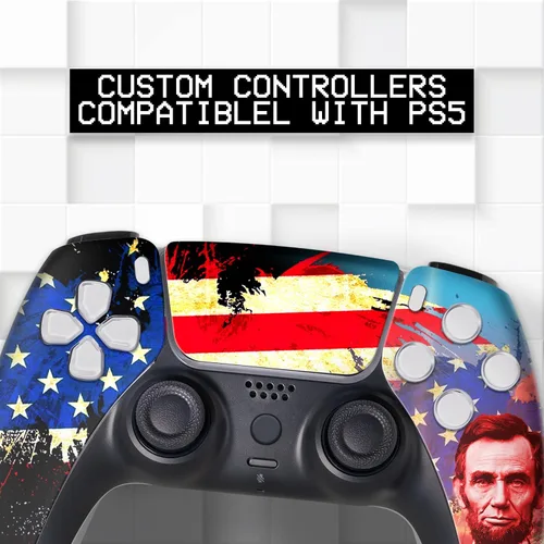 Vista 102 de Battman Custom PS-5 Controller Wireless compatible with Play-Station 5 Console by BCB Controllers Proudly Customized in USA with Permanent