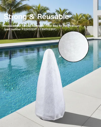 Vista 4 de RINMEE X-treme - Bolsa de filtro multicapa, compatible con Pool Blaster Centennial, Eclipse, iVac 350, Speed Vac Turbo, Rush X21, Hydro 500, Pulse