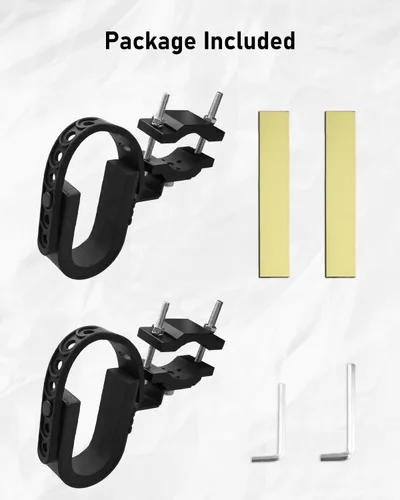 Vista 7 de Belinous Soporte para Armas UTV, Rack para Armas UTV Rack para Arco Soporte para Pala se Ajusta a Barras de Rollo de 1.75"- 2" Compatible