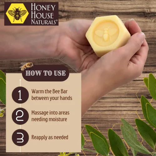 Vista 4 de Honey House Naturals Set de regalo, natural, 2 piezas