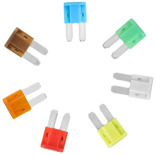 Vista 9 de Kit de fusibles MuHize Micro2 - 35 piezas de fusibles Micro2 tipo cuchilla (5A, 7.5A, 10A, 15A, 20A, 25A, 30A) con herramienta extractora