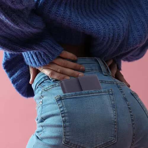 Vista 9 de Travelambo Cartera pequeña y compacta con bloqueo RFID para tarjetas de crédito, monedero de bolsillo para mujer