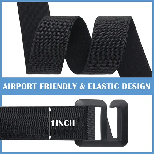 Vista 3 de JenPen Tirantes ocultos en forma de Y para hombre, invisibles debajo de la camisa, tirantes ajustables para el aeropuerto, tirantes de ropa