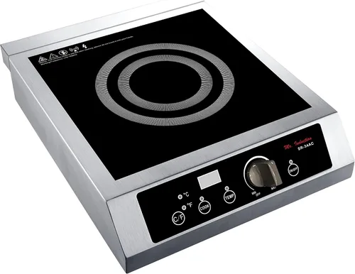 Vista 6 de Mr. Induction SR-34ACA: Gama comercial de encimera de 3400W (220-240V)