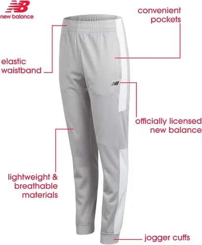 Vista 2 de New Balance Pantalones deportivos para niños, paquete de 4 pantalones deportivos de tricot activos (niño pequeñoniño grande)