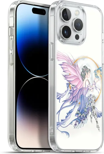 Vista 14 de Head Case Designs Officially Licensed Nene Thomas Amber with Fairy Cat Fairies Gel Case [Military Grade Protection] Compatible with Apple iPhone 13