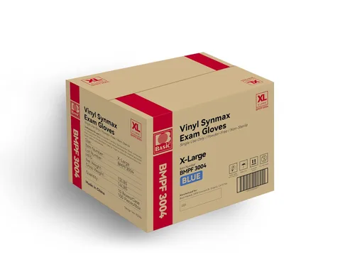 Vista 8 de Guantes de vinilo desechables básicos, 100 unidades, tamaño grande, guantes de limpieza, guantes de servicio de alimentos, sin polvo, sin látex,