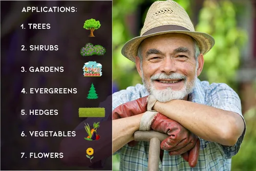 Vista 3 de Gardenera 6-6-6 Fertilizante de jardín multiusos de alta calidad, cultiva plantas saludables y productivas en tu jardín, 1 cuarto de galón