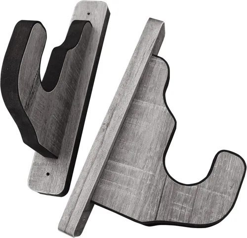 Vista 7 de Rush Creek Creations - Soporte de pared para rifle, escopeta y pistola individual, soporte para pistola de interior para caza y tiro, estante