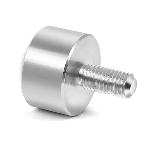 Vista 5 de Ball Caster Roller Transfer Bearing - Ball Transfer Unit Appliance Caster Transmission 5/8 Inch M8,Stud Mounted,Thread Stem,Nylon & Carbon Steel,150