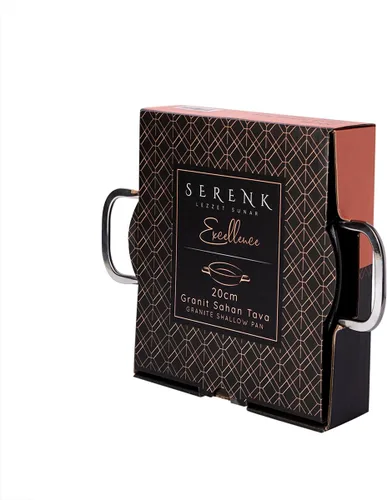 Vista 3 de serenk Excellence - Sartén antiadherente de granito, 1 cuarto de galón, apto para horno y lavavajillas, granito libre de PFOA, 7.9 in
