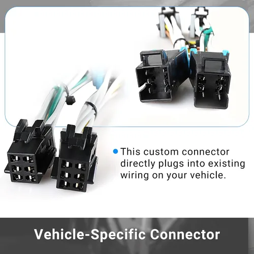 Vista 3 de Oyviny Arnés de cableado de remolque personalizado de 4 vías 55540 para Chevy 2003-2022 - Adaptador de 4 a 7 pines