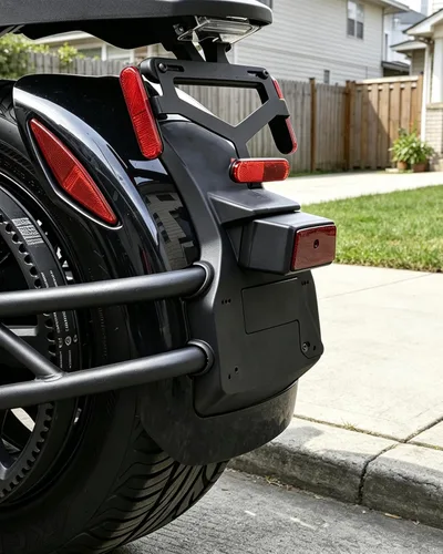 Vista 7 de SAUTVS Luz LED de matrícula para Can-Am Spyder F3 F3-S