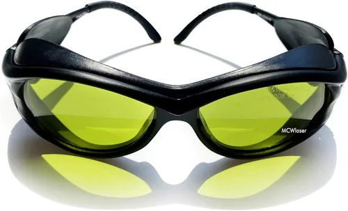 Vista 8 de MCWlaser Gafas de seguridad láser para 190-440 y 780-900nm, 900-1100nm, 10600nm típico para 355nm 405nm 808nm 980nm 1064nm 10600nm EP-17 estilo 2