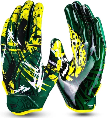 Vista 8 de Guantes de fútbol de la serie Cheetah Rapid Strike Series, libera velocidad, agarre supremo, rendimiento duradero para adultos, niños y jóvenes