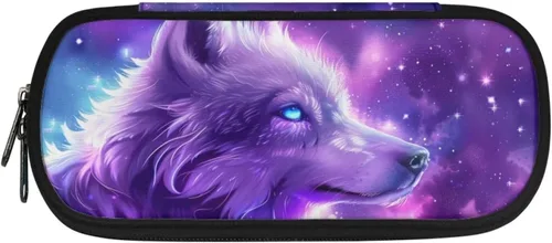 Vista 25 de DISNIMO Estuche organizador de lápices de caballo negro de gran capacidad para niñas, adultos, mujeres, axolotl con cremallera, estuche estético