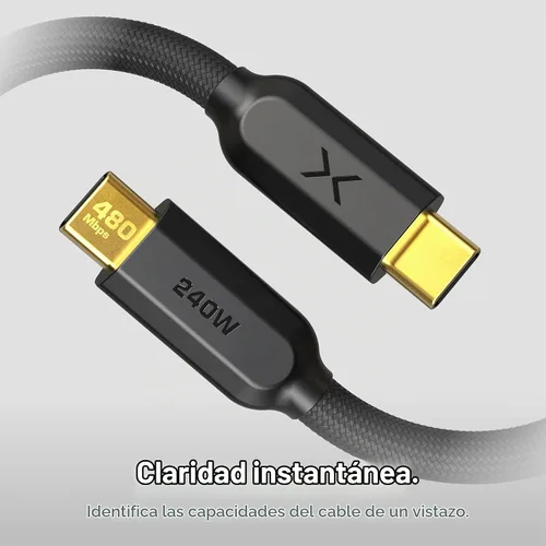 Vista 10 de NOCO XGrid XC3: cable USB-C a USB-C de 240 W con diseño duradero de 10 pies