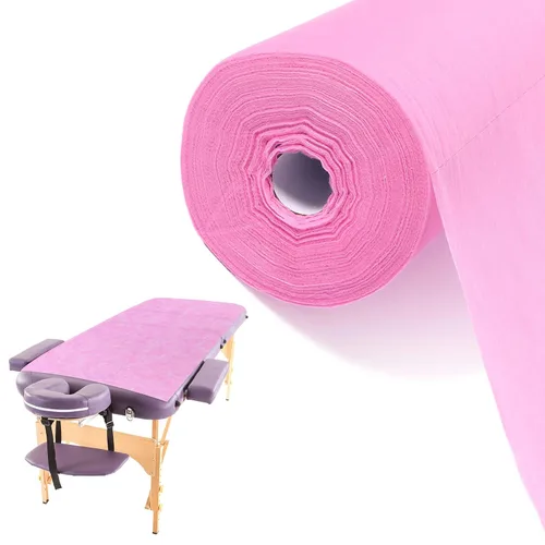 Vista 7 de 1 rollo de funda desechable para mesa de masaje de 32 x 71 pulgadas, color negro