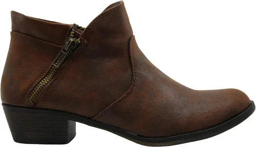 Vista 4 de American Rag Botas Abby con punta de almendra para mujer, color chocolate, Chocolate