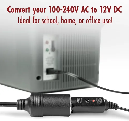 Vista 6 de Wagan EL9903 Adaptador de corriente de CA a CC 5A 60W Convertidor de potencia 110V CA a 12V CC Adaptador de enchufe de encendedor de cigarrillos
