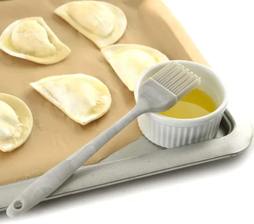 Vista 7 de Norpro Mini cepillo de repostería de silicona, mármol 8.25" x 1.88" x .5