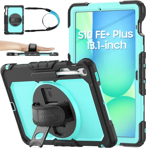 Vista 13 de SEYMAC stock Funda para tableta Samsung Galaxy Tab S10 Lite / S10 FE / S9 FE 5G / S9 Funda protectora de 10.9 pulgadas/ 11 pulgadas con protector