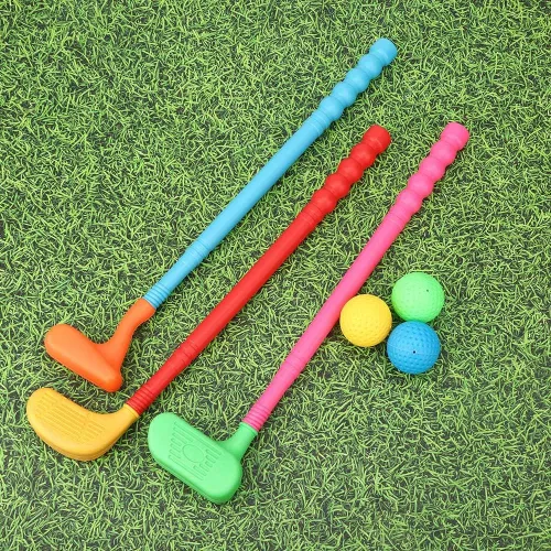 Vista 5 de Palos de golf para niños, minigolf para niños, suministros para interiores y exteriores, la diversión de cultivar la imaginación y la observación