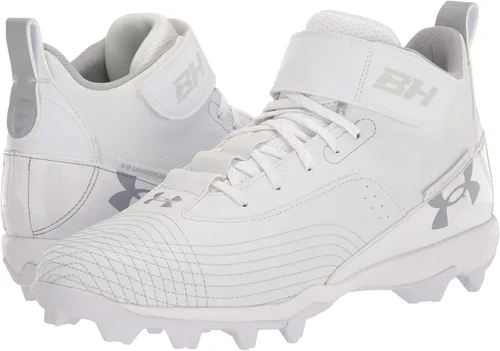 Vista 7 de Under Armour Zapato de béisbol Harper 7 Mid moldeado de goma media para hombre