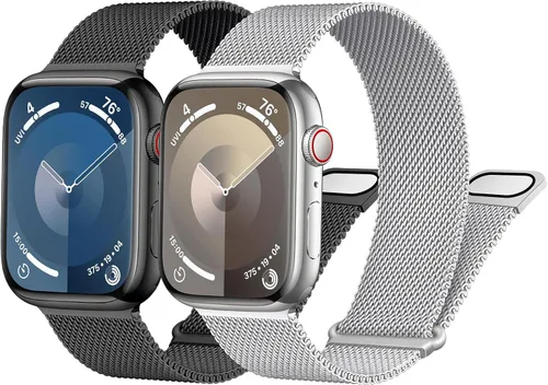 Vista 12 de Correa milanesa para Apple Watch Band de 1.575 pulgadas, 1.732 pulgadas, 1.614 pulgadas, 1.772 pulgadas, 1.654 pulgadas, 1.614 pulgadas, 1.614