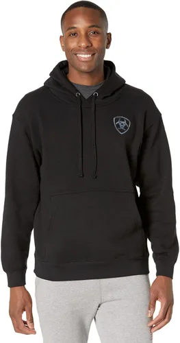 Vista 14 de ARIAT - Sudadera con capucha para hombre Negro