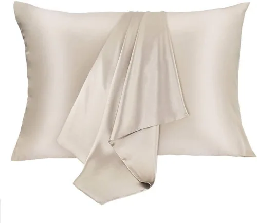 Vista 7 de JOGJUE Funda de almohada de seda para el pelo y la piel, 2 unidades, 100% seda de mora, funda de almohada hipoalergénica, suave, transpirable, ambos
