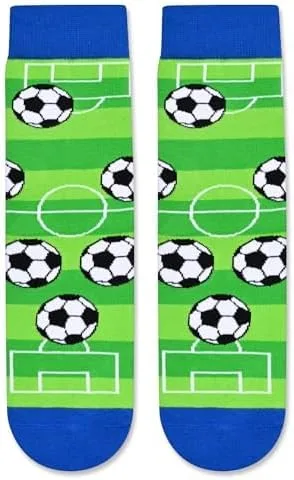 Vista 3 de HAPPYPOP Kids Socks Funny Crazy Silly Socks Boys Girls Baseball Basketball Soccer Hockey Socks, Tween Preteen Gifts