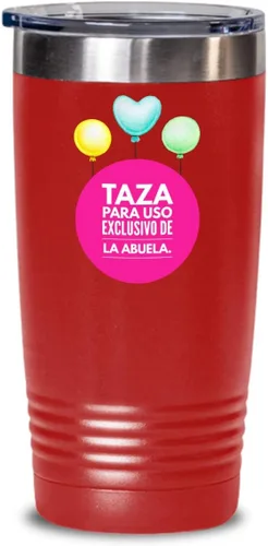 Vista 10 de Regalo para abuela Taza de Cafe para abuelita Perfecto regalo para tu nana, abuela y madrinas Vaso con afirmaciones positivas, personalizadas