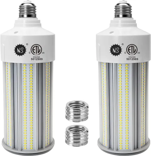Vista 10 de NS Bombillas LED de maíz de 9000 lúmenes, superbrillantes (equivalente a 600 W), A19 60W E26 5000K luz diurna, ahorro de energía del 90%,