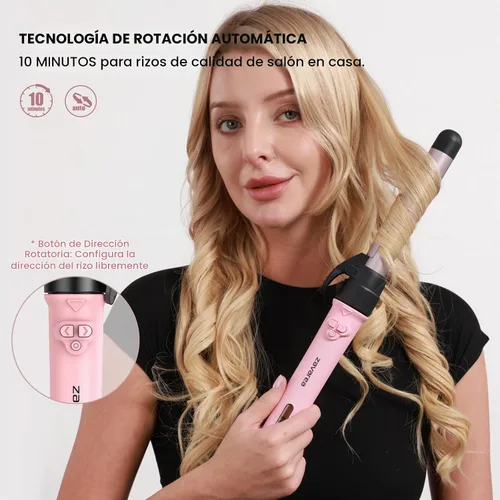 Vista 5 de El rizador automático giratorio fijó 3 barriles de cerámica para las ondas