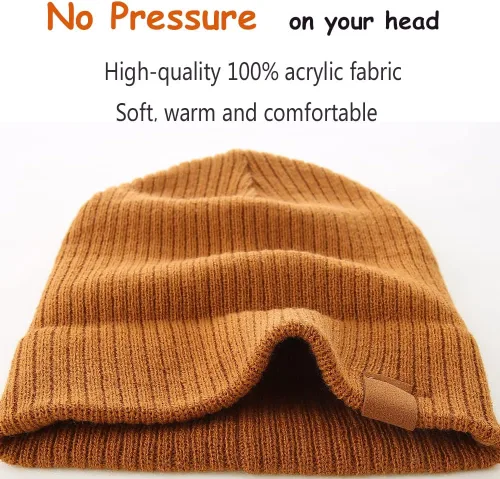 Vista 5 de LMLALML Gorro para niños pequeños, elegante gorro de invierno de punto para niños pequeños