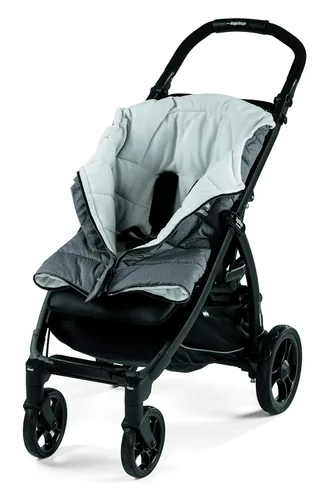 Vista 4 de Peg Perego Vario Cochecito Pie Muff - Gris