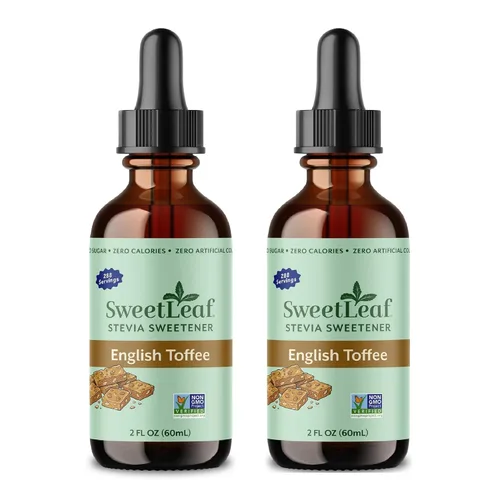 Vista 20 de Stevia líquida Sweetleaf, 2 onzas Gotas dulces, extracto orgánico de hoja de stevia, cero calorías, sin eritritol, sustituto del azúcar