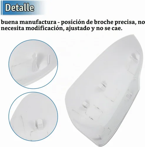 Vista 7 de X AUTOHAUX - Cubierta de espejo retrovisor lateral derecho para Toyota