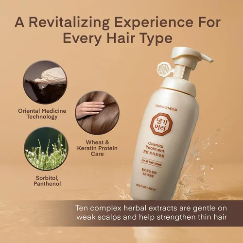 Vista 8 de Daeng Gi Meo Ri Set de cuidado para la pérdida de cabello - Champú para cabello graso + tratamiento para todo tipo de cabello, 13.5 onzas líquidas