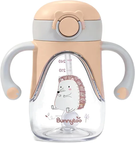 Vista 11 de Bunnytoo Vaso con popote con peso, 8 onzas, Tritan para niños pequeños con Azul