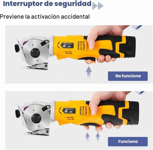 Vista 5 de MXBAOHENG Tijeras eléctricas cortador de cartón con interruptor