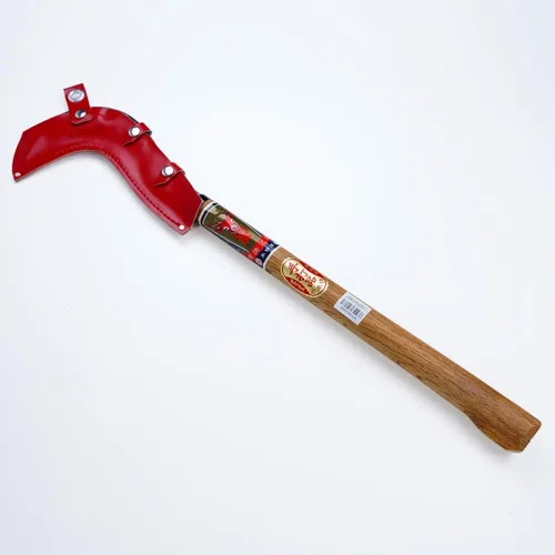 Vista 5 de OJIKA' Guadaña mango largo de doble filo Aogami hoja de acero forestal Japón herramientas 23.6inch