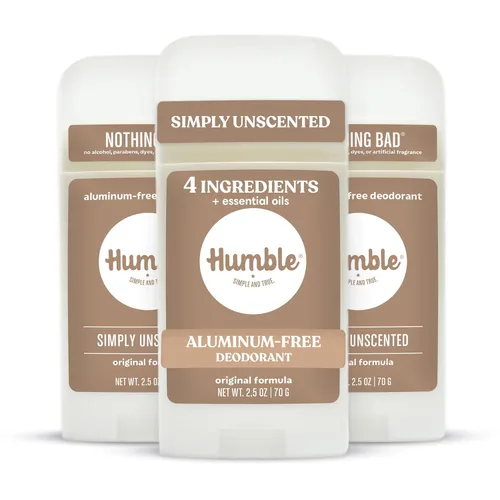Vista 20 de Humble - Desodorante sin aluminio para mujeres y hombres, paquete variado, desodorante natural limpio y fresco en barra con aceites esenciales