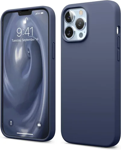 Vista 11 de elago - Funda compatible con iPhone 13 Pro Max, funda de silicona líquida, funda protectora de cámara de cuerpo completo, a prueba de golpes, funda