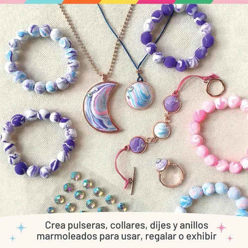 Vista 2 de Bright Stripes Wish*Craft - Kit de joyería para niños a partir de 8 años