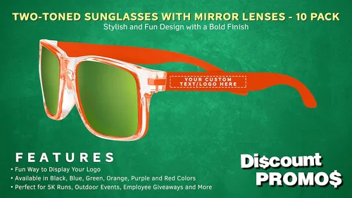Vista 10 de DISCOUNT PROMOS Gafas de sol con lentes de espejo