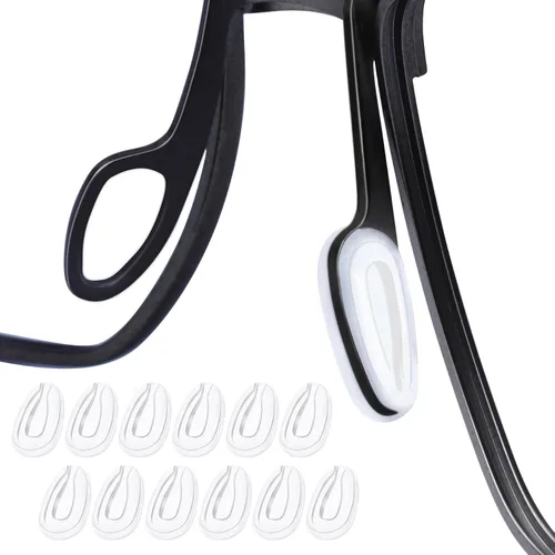 Vista 2 de Clear Replacement Nose Pads for Oakley Crosshair OO4060 OO4069/Wingfold EVS OX5115/Wingfold EVR OX5118