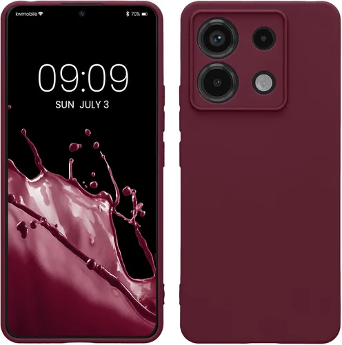 Vista 60 de kwmobile Funda compatible con Xiaomi Redmi Note 9S / 9 Pro / 9 Pro Max - Funda protectora de silicona TPU suave y delgada - Negro mate
