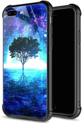 Vista 15 de ZHEGAILIAN Funda para iPhone 7/8 Plus, protección de grado militar, esquinas a prueba de golpes, funda antiarañazos para iPhone 7/8 Plus, girasol